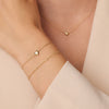 14 Karat Gold Puffy Heart Bracelet - 3