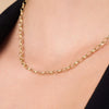 14 Karat Gold Anchor Chain Necklace - 3