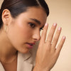 14 Karat Gold Open Heart Ring - 7