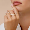 14 Karat Gold Wave Dome Ring - 3