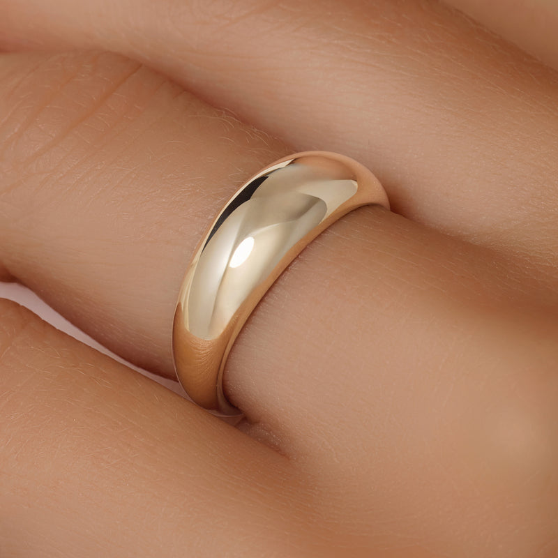 Brede Dome Ring