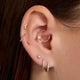 Diamant Invisible Set Round Cut Piercing