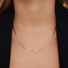 14 Karaat Goud Herringbone Schakelketting - 2