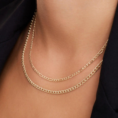 14 Karat Gold Curb Chain Necklace - 3