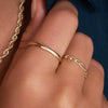 14 Karat Gold Figaro Stacker Rings Set - 3