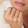 14 Karat Gold with Diamonds Dazzling Diamond Statement Ring - 4