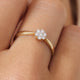 Diamant Cluster Tapered Ring