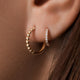 Beaded Small Hoops (15mm)