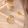 14 Karat Gold Chunky Huggie Hoops (12mm) - 6