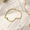 14 Karat Gold Curb Chain Bracelet - 12