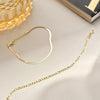 14 Karat Gold Figaro Chain Bracelet - 11