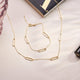 Stationed Paperclip Necklace