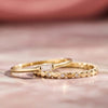 14 Karaat Goud Eternity Baguette Zirkonia Ringen Set - 2