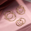 585er Gold Tube Große Hoops (30mm) - 9