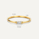 Eternity Baguette Zirkonia Ringen Set