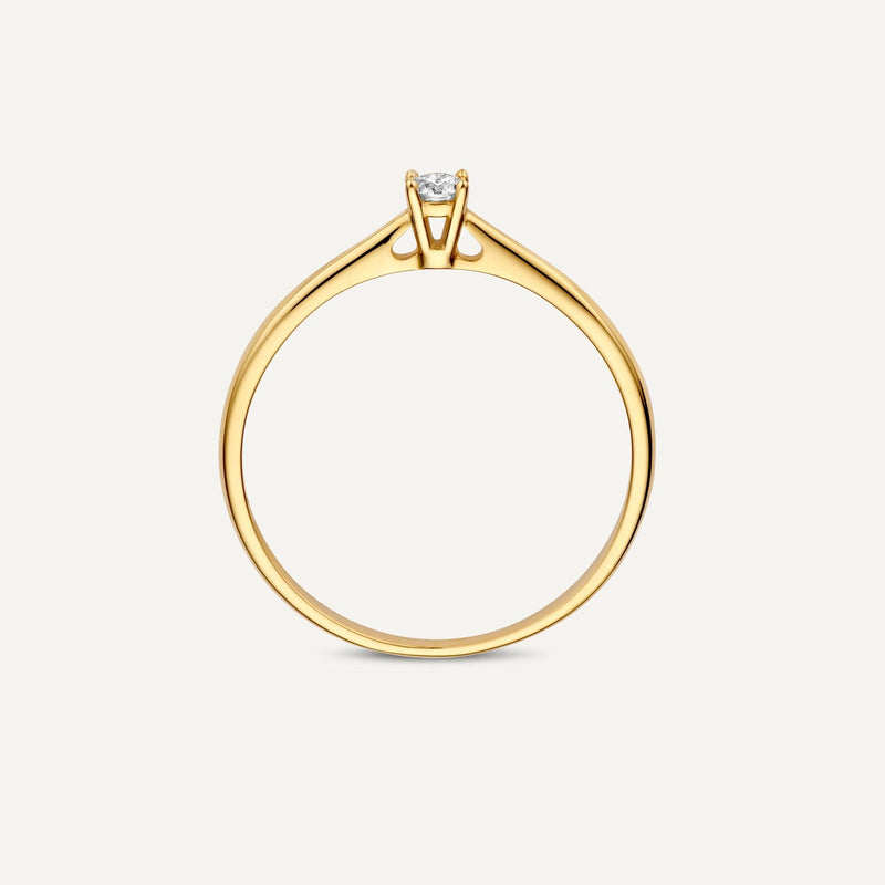 Chaton Set Zirkonia Ring