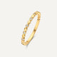 Bague Eternity Bezel Etincelante Pois Zircon