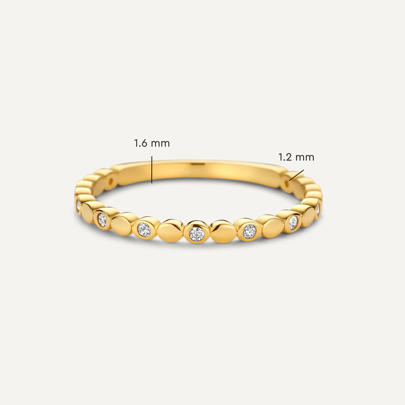 Eternity Baguette Zirkonia Ringen Set