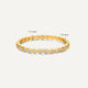 Zirkonia Bezel Dot Eternity Ring