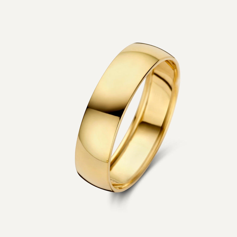 5mm Breiter Curve Band Ring