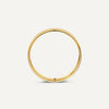 585er Gold 5mm Breiter Curve Band Ring - 6