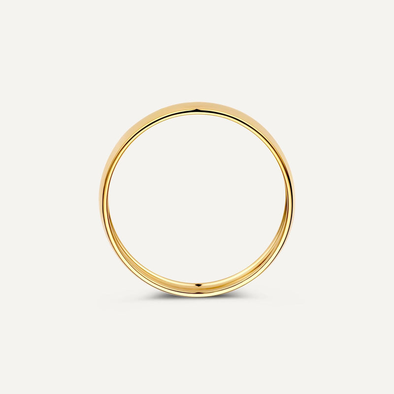 5mm Breiter Curve Band Ring