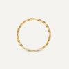 14 Karat Gold Figaro Stacker Rings Set - 9