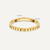 14 Karaat Goud Eternity Line Band Ring - 5