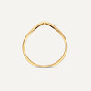 14 Karaat Goud Wishbone Ring - 7