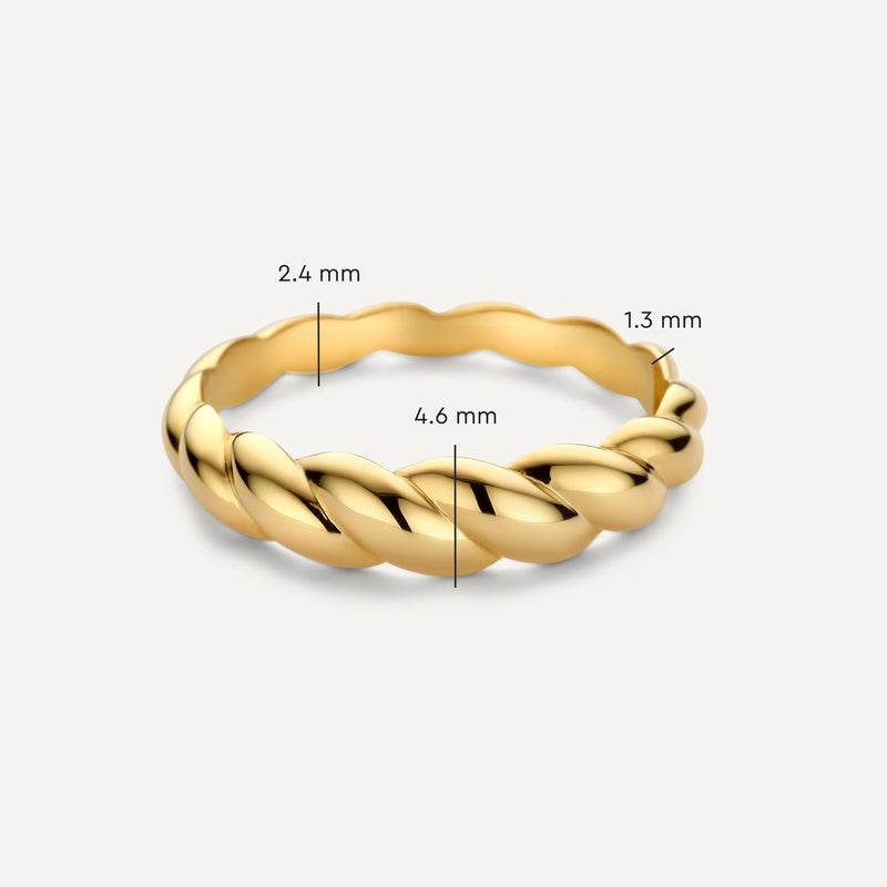 Croissant Dome Ring