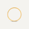 14 Karaat goud 3 mm Curve Band Ring - 6