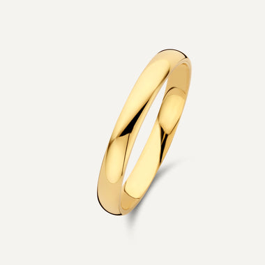 14 Karaat goud 3 mm Curve Band Ring - 1