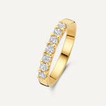 Bague Half Eternity Epaisse Zircon