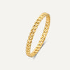 14 Karat Gold Curb Schakelring - 1