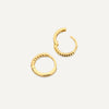 14 Karaat Goud Gedraaide Kleine Huggie Hoops (10mm) - 6