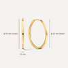 14 Karat Gold Essential Large Hoops (25mm) - 7