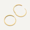 14 Karat Gold Essential Large Hoops (25mm) - 6