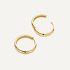 14 Karaat Goud Brede Medium Hoops (19mm) - 7