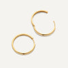 14 Karat Gold Bold Large Hoops (25mm) - 7