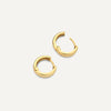 14 Karat Gold Chunky Huggie Hoops (12mm) - 7