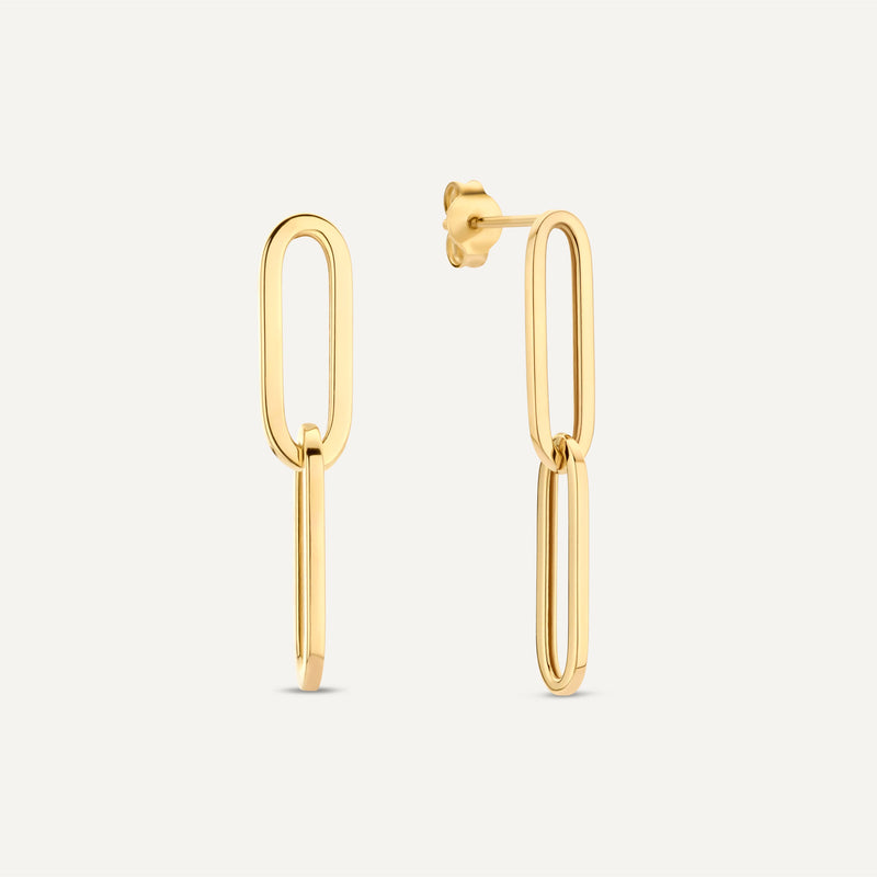 Boucles d'Oreilles Double Pendantes Trombone