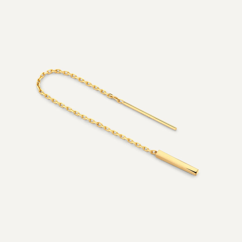 Bar Pull Through Drop Earrings