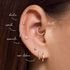 585er Gold Tropfen Piercing - 8