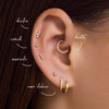 14 Karat Gold Bar Piercing - 8