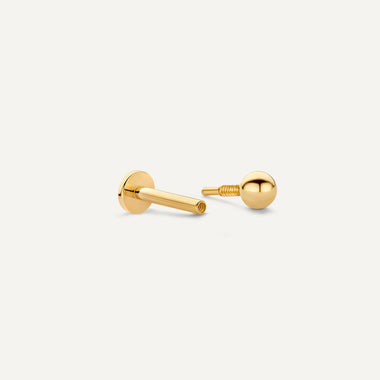 14 Karat Gold Piercing Sphère - 4