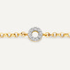 14 Karat Gold with Diamonds Diamond Open Halo Bracelet (0.05 ct) - 6