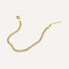 14 Karat Gold Curb Chain Bracelet - 7