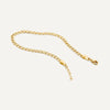 14 Karat Gold Curb Chain Bracelet - 8