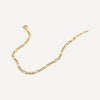 14 Karat Gold Figaro Chain Bracelet - 7