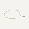 14 Karat Gold Stationed Essential Bracelets Set - 10